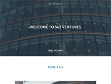 Tablet Screenshot of 562ventures.com